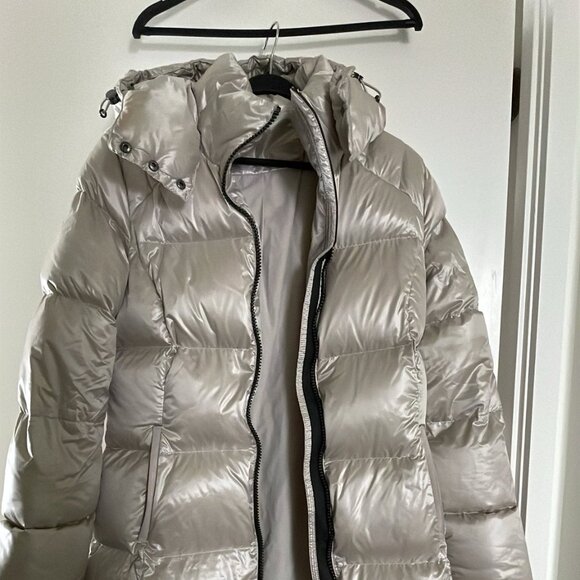 Champagne Pajar long puffer jacket - womens - Picture 1 of 7